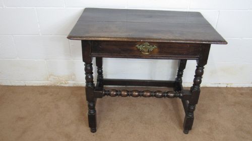 17TH CENTURY OAK SIDE TABLE - ADDITIONAL PHOTO 21