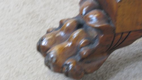 CIRCULAR MAHOGANY TABLE 19TH CENTURY - ADDITIONAL PHOTO 4