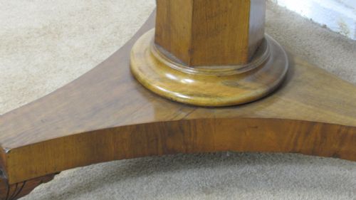 CIRCULAR MAHOGANY TABLE 19TH CENTURY - ADDITIONAL PHOTO 6