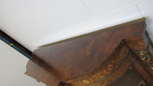 SUPERB QUALITY WALNUT CREDENZA SIDE CABINET - ADDITIONAL PHOTO 13