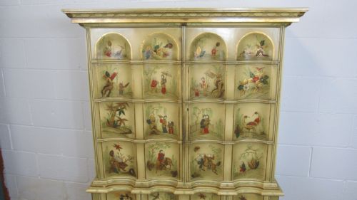 LAQUERED CHINOISERIE COCKTAIL CABINET - ADDITIONAL PHOTO 2