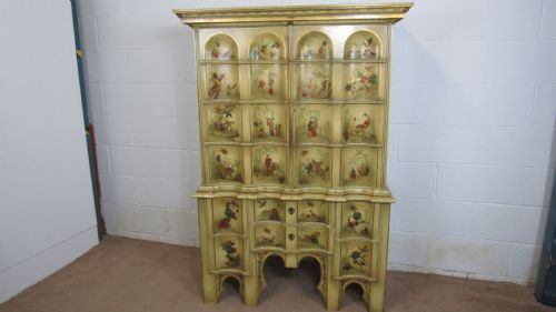 LAQUERED CHINOISERIE COCKTAIL CABINET - ADDITIONAL PHOTO 3
