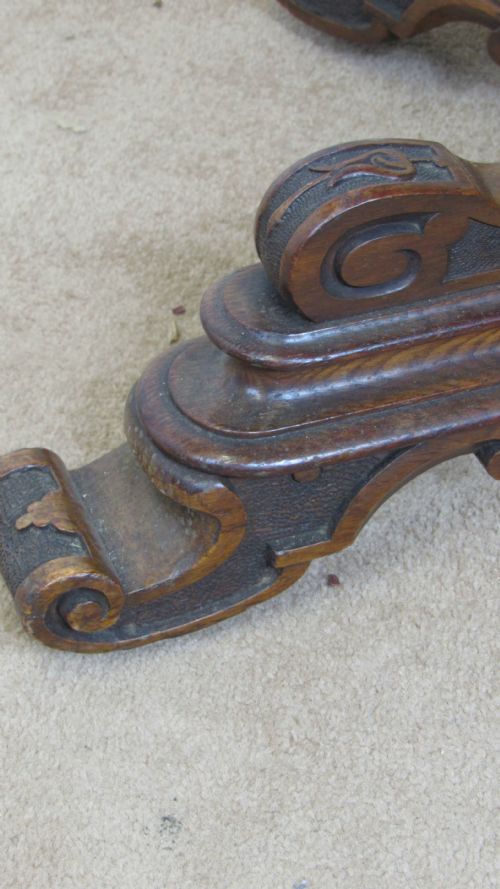 SUPERB POLLARD OAK CENTRE TABLE - ADDITIONAL PHOTO 5
