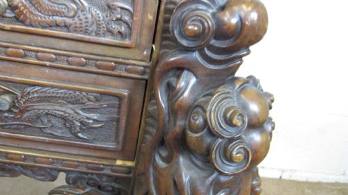 FANTASTIC CARVED DRESSING TABLE - ADDITIONAL PHOTO 6