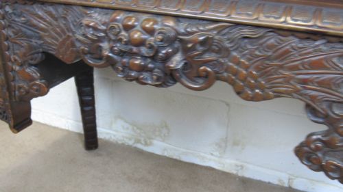 FANTASTIC CARVED DRESSING TABLE - ADDITIONAL PHOTO 7