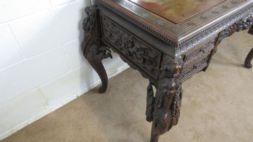 FANTASTIC CARVED DRESSING TABLE - ADDITIONAL PHOTO 17