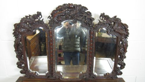 FANTASTIC CARVED DRESSING TABLE - ADDITIONAL PHOTO 23