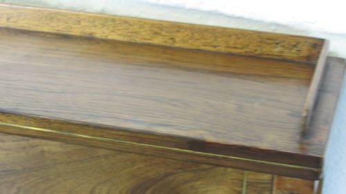 REGENCY SMALL BRASS CHIFFONIER - ADDITIONAL PHOTO 13