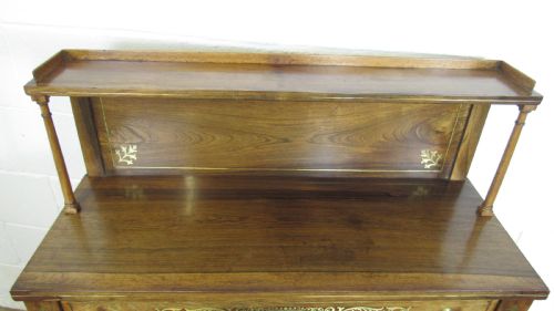 REGENCY SMALL BRASS CHIFFONIER - ADDITIONAL PHOTO 14
