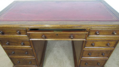VICTORIAN PEDESTAL DESK - ADDITIONAL PHOTO 14