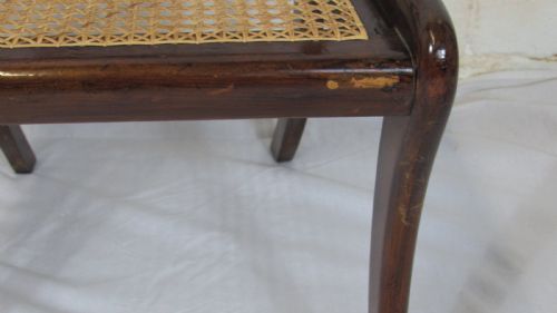 SET OF 4REGENCY BRASS INLAID CHAIRS - ADDITIONAL PHOTO 9