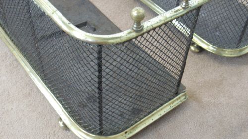 NEAR PAIR OF BRASS AND STEEL NURSERY FENDERS - ADDITIONAL PHOTO 2