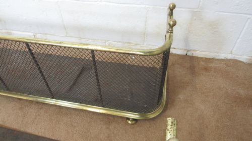 NEAR PAIR OF BRASS AND STEEL NURSERY FENDERS - ADDITIONAL PHOTO 10