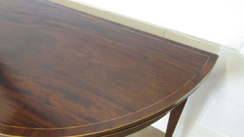 GEORGIAN DEMI LUNE CARD TABLE - ADDITIONAL PHOTO 3