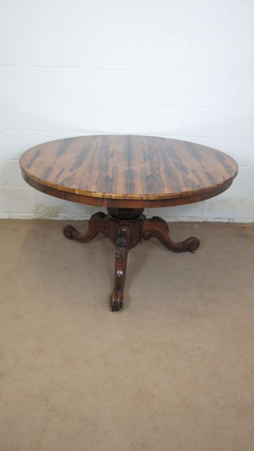 WONDERFUL ROSEWOOD CIRCULAR TABLE - ADDITIONAL PHOTO 12
