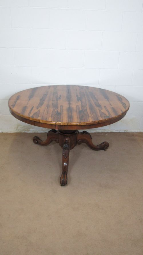 WONDERFUL ROSEWOOD CIRCULAR TABLE - ADDITIONAL PHOTO 13