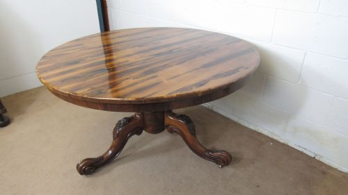 WONDERFUL ROSEWOOD CIRCULAR TABLE - ADDITIONAL PHOTO 15