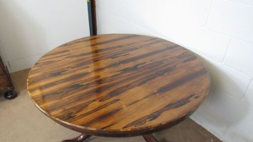WONDERFUL ROSEWOOD CIRCULAR TABLE - ADDITIONAL PHOTO 16