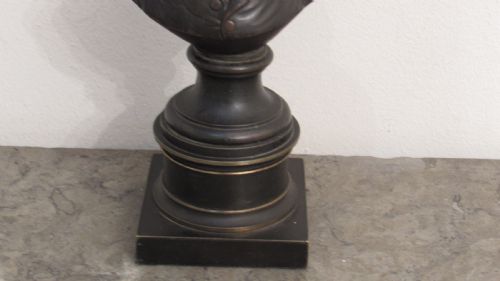 19THC BRONZE BUST - ADDITIONAL PHOTO 4