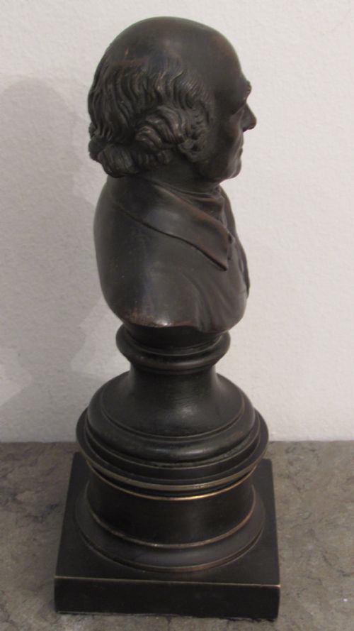 19THC BRONZE BUST - ADDITIONAL PHOTO 5