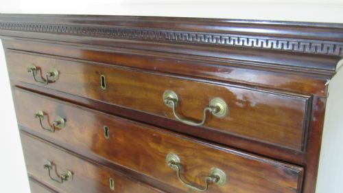 RARE IRISH SECRETAIRE GEORGIAN CHEST - ADDITIONAL PHOTO 2