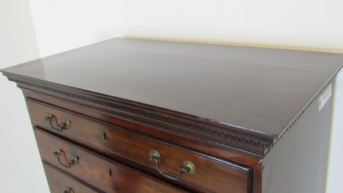 RARE IRISH SECRETAIRE GEORGIAN CHEST - ADDITIONAL PHOTO 4