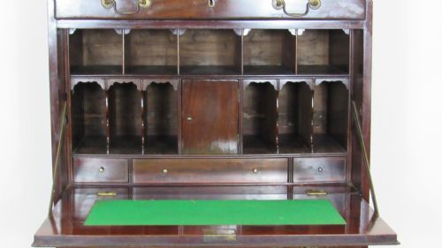 RARE IRISH SECRETAIRE GEORGIAN CHEST - ADDITIONAL PHOTO 5