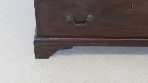 RARE IRISH SECRETAIRE GEORGIAN CHEST - ADDITIONAL PHOTO 15
