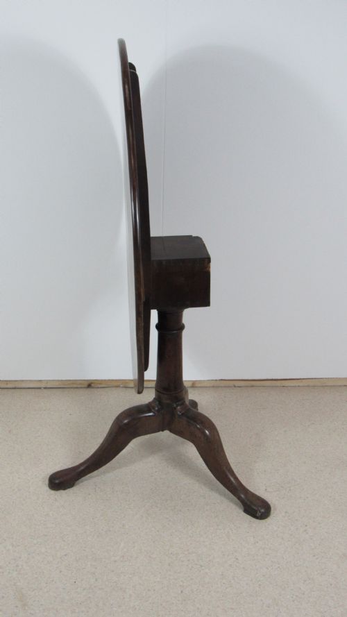 GEORGIAN MAHOGANY SNAP TOP TABLE - ADDITIONAL PHOTO 4
