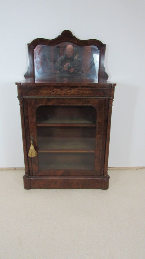 LOVELY WALNUT PIER CABINET - ADDITIONAL PHOTO 3