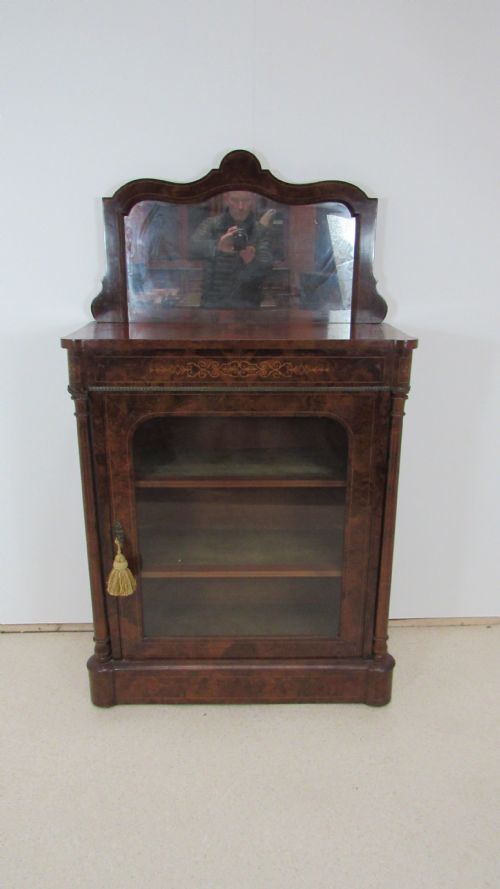 LOVELY WALNUT PIER CABINET - ADDITIONAL PHOTO 5