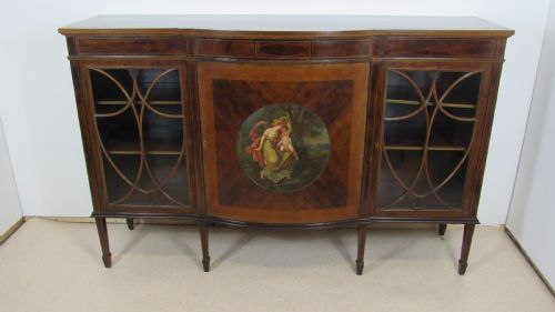SUPERB MAHOGANY PAINTED CABINET - ADDITIONAL PHOTO 1
