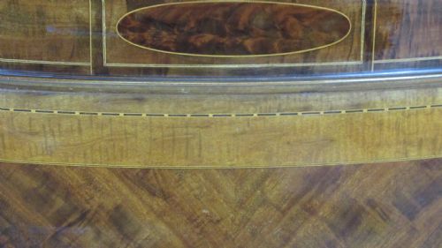 SUPERB MAHOGANY PAINTED CABINET - ADDITIONAL PHOTO 4