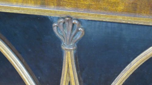 SUPERB MAHOGANY PAINTED CABINET - ADDITIONAL PHOTO 5
