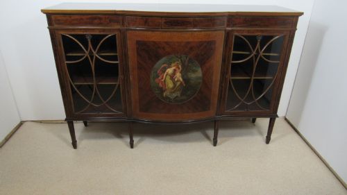 SUPERB MAHOGANY PAINTED CABINET - ADDITIONAL PHOTO 15