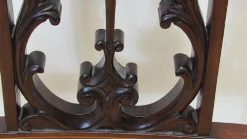 LOVELY EDWARDIAN INLAID ARM CHAIR - ADDITIONAL PHOTO 15