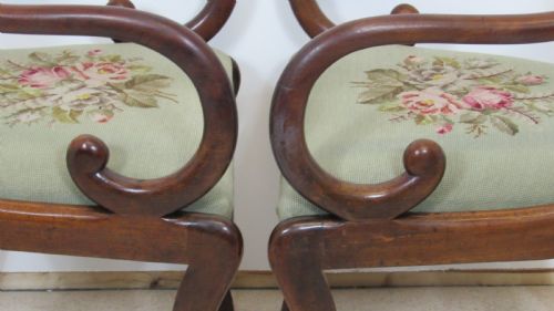 LOVELY PAIR OF REGENCY CARVER CHAIRS - ADDITIONAL PHOTO 7