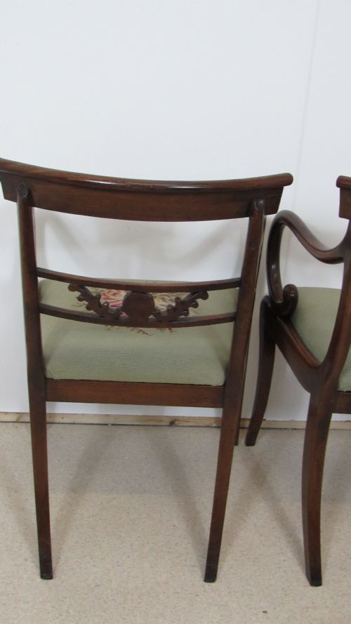 LOVELY PAIR OF REGENCY CARVER CHAIRS - ADDITIONAL PHOTO 11