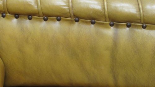 VICTORIAN LEATHER CHAISE LOUNGE - ADDITIONAL PHOTO 5