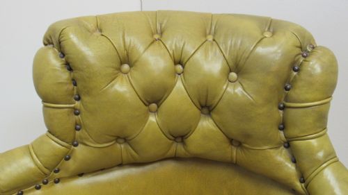 VICTORIAN LEATHER CHAISE LOUNGE - ADDITIONAL PHOTO 8