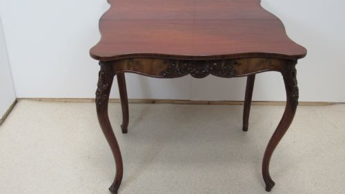 19THC MAHOGANY TEA TABLE - ADDITIONAL PHOTO 7