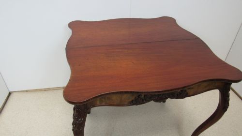19THC MAHOGANY TEA TABLE - ADDITIONAL PHOTO 8