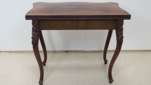 19THC MAHOGANY TEA TABLE - ADDITIONAL PHOTO 10