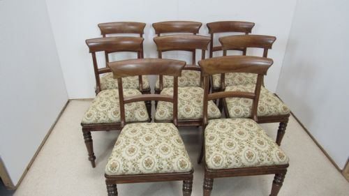 SET OF 8 MAHOGANY CHAIRS - ADDITIONAL PHOTO 1
