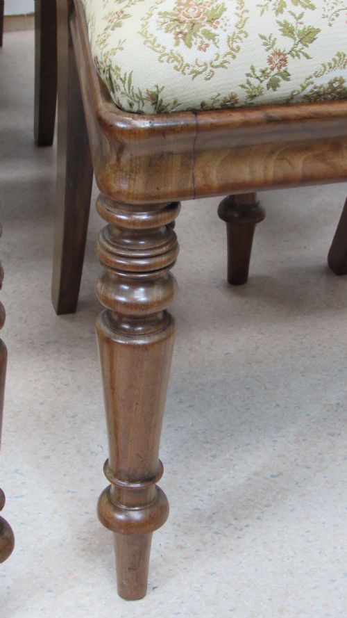SET OF 8 MAHOGANY CHAIRS - ADDITIONAL PHOTO 3