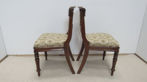 SET OF 8 MAHOGANY CHAIRS - ADDITIONAL PHOTO 5