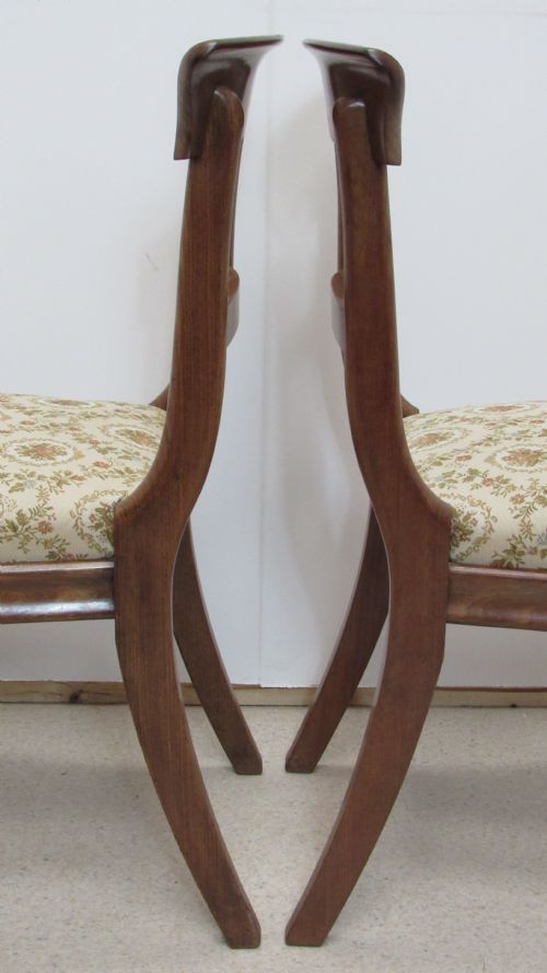 SET OF 8 MAHOGANY CHAIRS - ADDITIONAL PHOTO 7