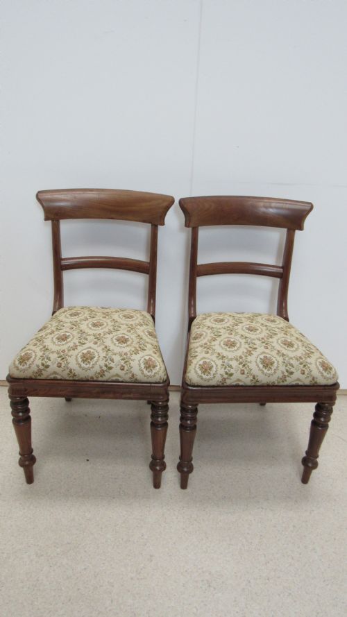SET OF 8 MAHOGANY CHAIRS - ADDITIONAL PHOTO 8
