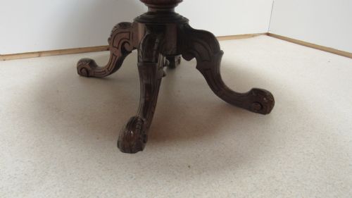 SUPERB VICTORIAN WALNUT INLAID COFFEE TABLE - ADDITIONAL PHOTO 6