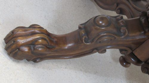 SUPERB WALNUT IRISH CENTRE TABLE - ADDITIONAL PHOTO 14